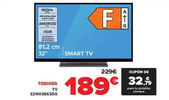 Carrefour Toshiba tv oferta