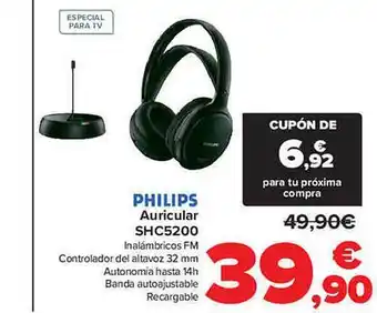 Carrefour Philips auricular oferta