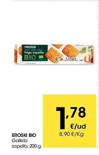 Eroski Eroski bio galleta espelta oferta