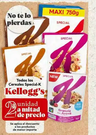 Gadis Cereales specialk kellogg's oferta