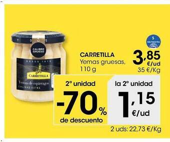 Eroski Carretilla yemas gruesas oferta