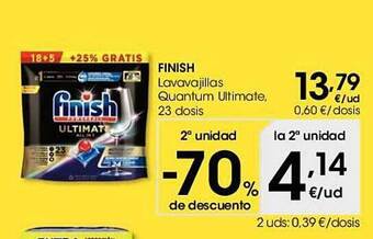 Eroski Finish lavavajillas quantum ultimate oferta