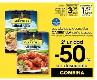 Eroski Los platos preparados carretilla oferta