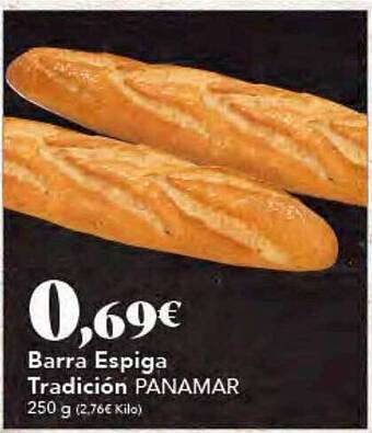 Gadis Barra espiga tradición panamar oferta
