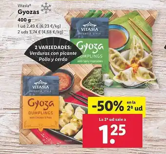 Lidl Vitasia gyosas oferta