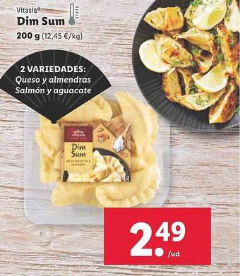 Lidl Vitasia dim sum oferta