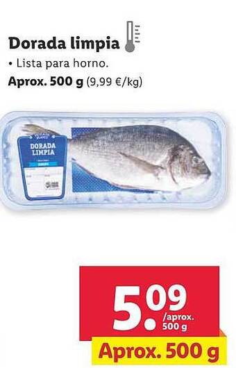 Lidl Dorada limpia oferta