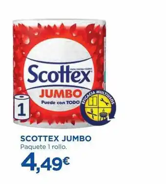 Hipercor Scottex jumbo paquete 1 rollo oferta