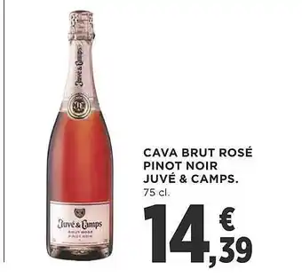 Supercor Cava brut rosé pinot noir juvé & camps oferta