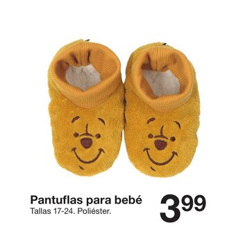 Zeeman Pantuflas para bebé oferta