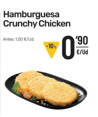 AhorraMas Hamburguesa Cruchy Chiken oferta