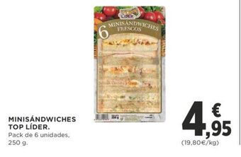 Supercor Minisándwiches top lider oferta
