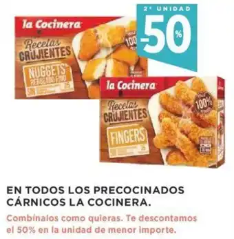 En todos los precocinados cárnicos la cocinera