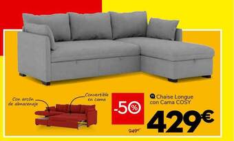 Conforama Chaise Longue Con Cama Cosy oferta