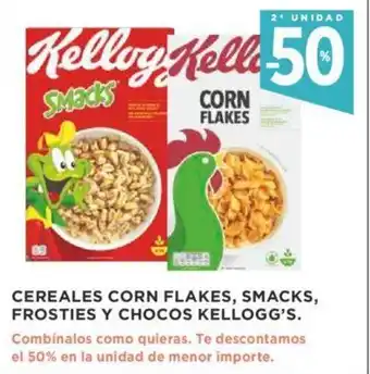 Supercor Cereales corn flakes, smacks, frosties y chocos kellogg's oferta