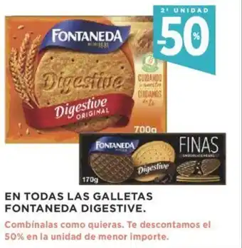 Supercor En todas las galletas fontaneda digestive oferta