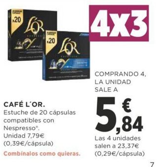 Supercor Café l'or oferta