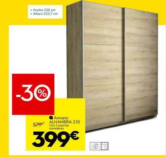 Conforama Armario Alhambra 230 oferta