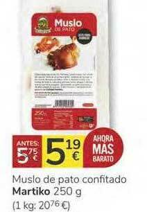 Consum Muslo De Pato Confitado Martido oferta