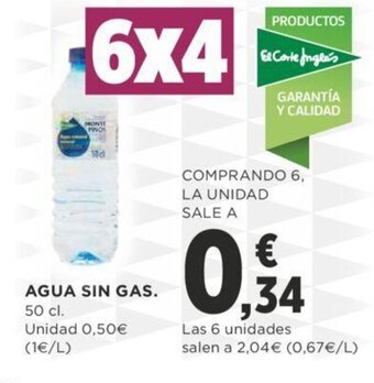 Supercor Agua sin gas oferta