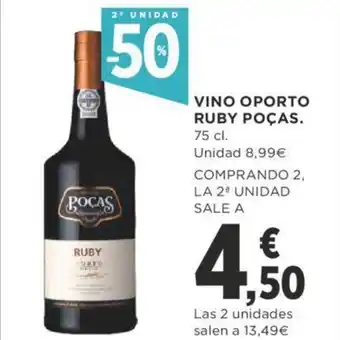 Supercor Vino oporto ruby poças oferta