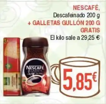 Masymas Nescafé descafeinado 200 g oferta