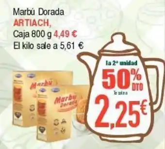 Masymas Marbú dorada artiach oferta