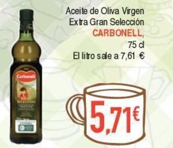 Masymas Aceite de oliva virgen extra gran selección CARBONELL oferta