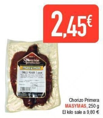 Masymas Chorizo primera masymas oferta
