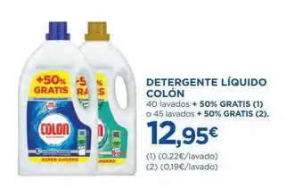 Hipercor Detergente líquido colón oferta
