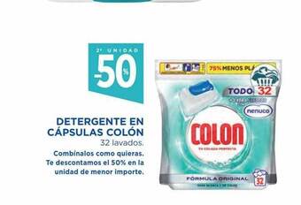 Hipercor Detergente en cápsulas colón oferta