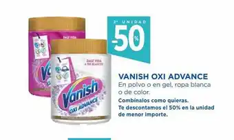 Hipercor Vanish oxi advance oferta