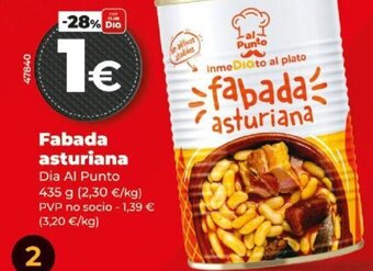 Dia Fabada Asturiana oferta