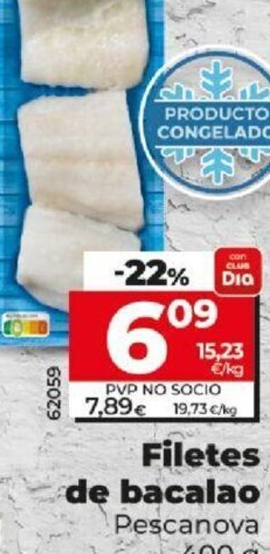 Dia Filetes de Bacalao oferta