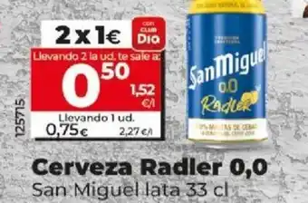 Dia Cerveza Radler 0.0 oferta