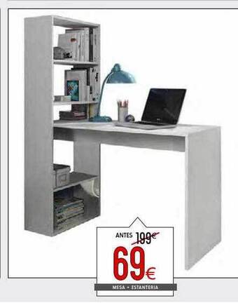 Atrapamuebles Mesa + estanteria oferta