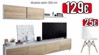 Atrapamuebles Mueble salón 200 cm oferta