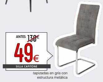 Atrapamuebles Silla capitone oferta