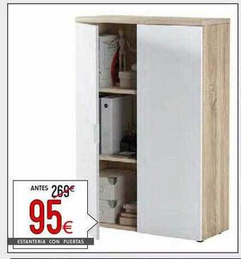 Atrapamuebles Estanteria con puertas oferta