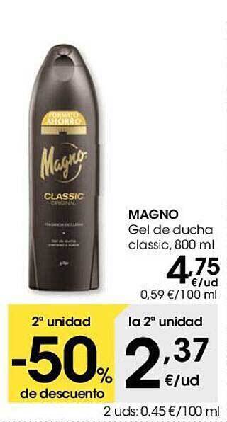 Eroski Magno gel de ducha classic oferta