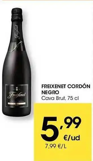 Eroski Freixenet cordón negro oferta