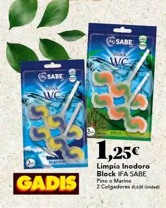 Gadis Limpia inodoro block ifa sabe oferta