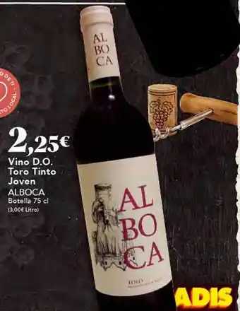 Gadis Vino do toro tinto joven alboca oferta