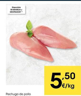 Eroski Pechuga de pollo oferta