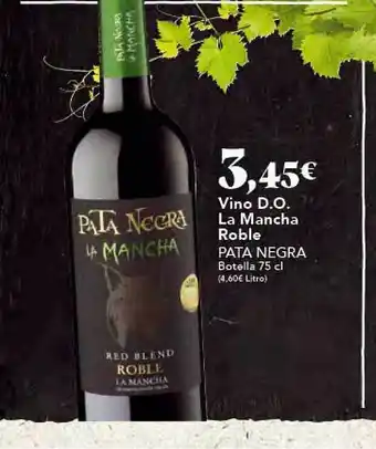 Vino do la macha roble pata negra