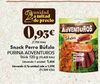 Gadis Snack perro búfalo purina adventuros oferta