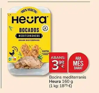 Consum Bocins mediterranis heura oferta