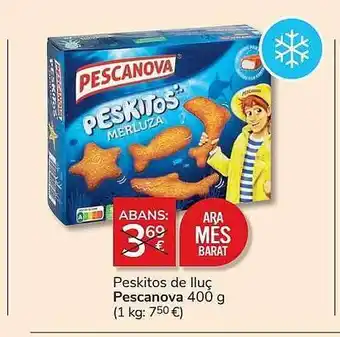 Consum Peskitos de lluç pescanova oferta