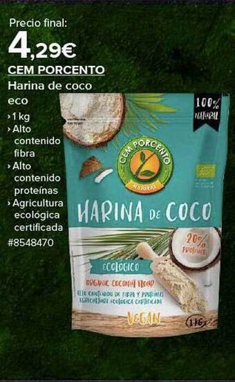 Costco Cem porcento harina de coco eco oferta