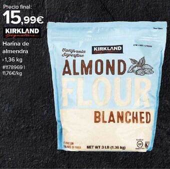 Costco Kirkland harina de almendra oferta